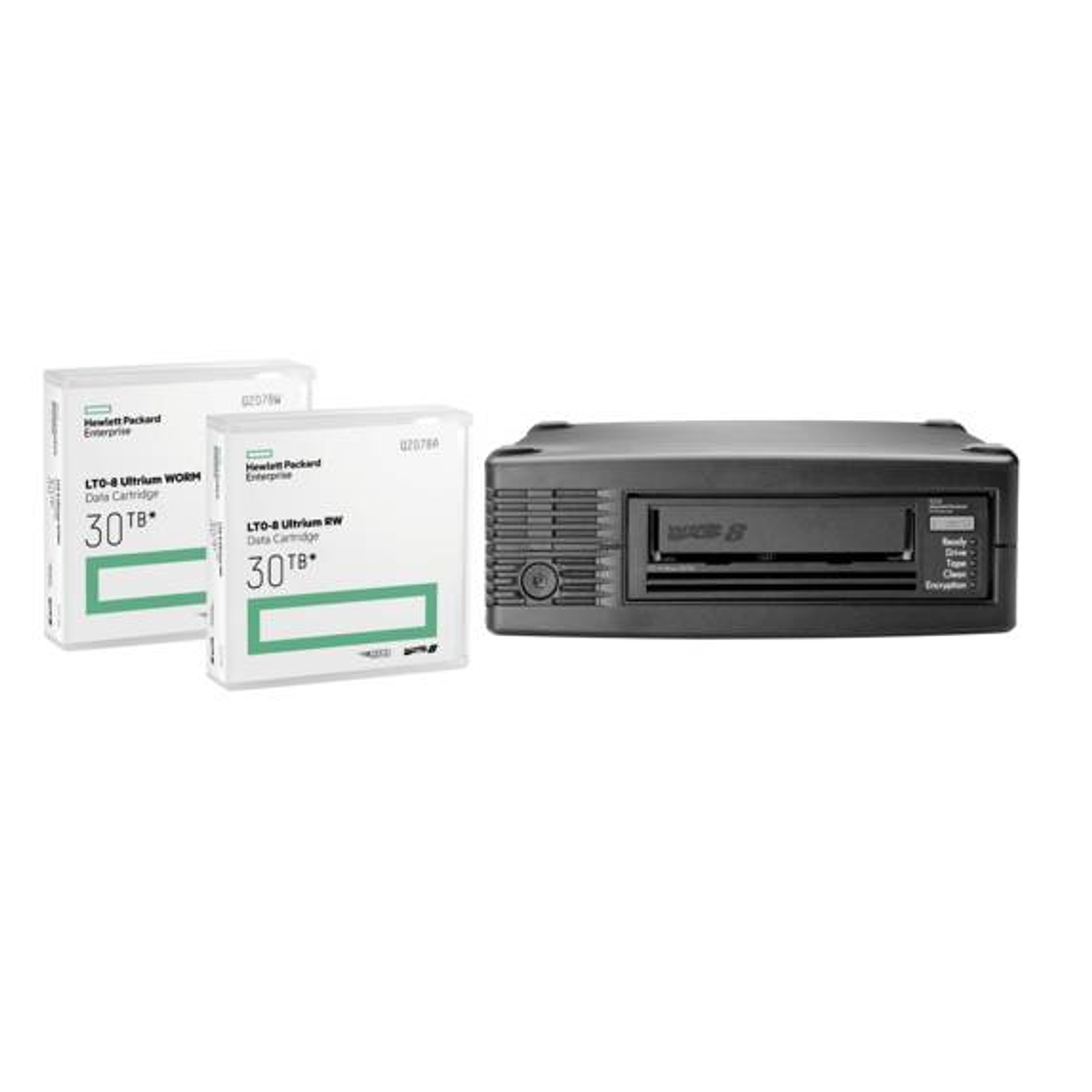 Cartucho de Datos HPE LTO-8 Ultrium, 30 TB RW, Verde 5