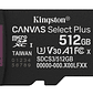 Kingston SDCS3 Tarjeta MicroSDXC 512GB Canvas Select Plus, 100MB/s, Clase 10 A1 + Adaptador SD - Miniatura 4