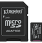  Kingston SDCS3 Tarjeta MicroSDXC 128GB Canvas Select Plus, 100MB/s, Clase 10 A1 + Adaptador SD - Miniatura 1