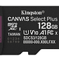  Kingston SDCS3 Tarjeta MicroSDXC 128GB Canvas Select Plus, 100MB/s, Clase 10 A1 + Adaptador SD - Miniatura 3