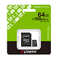 Kingston SDCS3 Tarjeta MicroSDXC 64GB Canvas Select Plus 100MB/s Clase 10 A1 + Adaptador SD - Miniatura 5