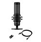 HyperX QuadCast S RGB Micrófono para Streaming, Montura Antivibraciones, Tres Condensadores - Miniatura 5