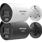 Hikvision DS-2CD2047G3-LI2UY/SRB Cámara de Red Minibala Fija 4 MP ColorVu, Luz Híbrida Inteligente, Audio Bidireccional, IP67 - Miniatura 1
