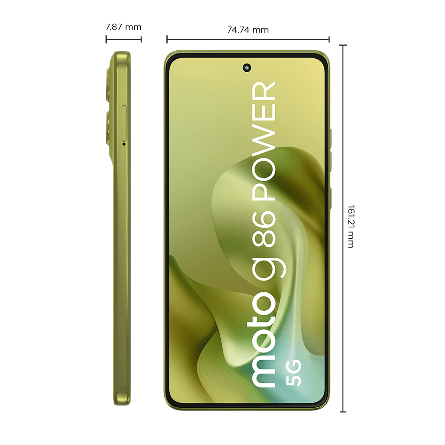 Motorola Moto G86 Smartphone 8GB RAM + 256GB, Batería 6720 mAh, Cámara 50 MP, Pantalla pOLED 120Hz, Verde 2