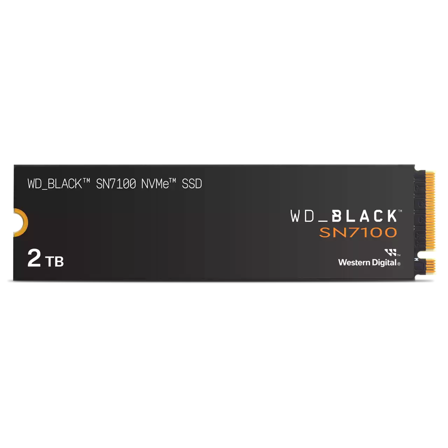 WD BLACK SN7100 SSD 2TB, M.2 2280, PCIe Gen4 NVMe, Velocidad 7250MB/s Lectura, 6900MB/s Escritura 1