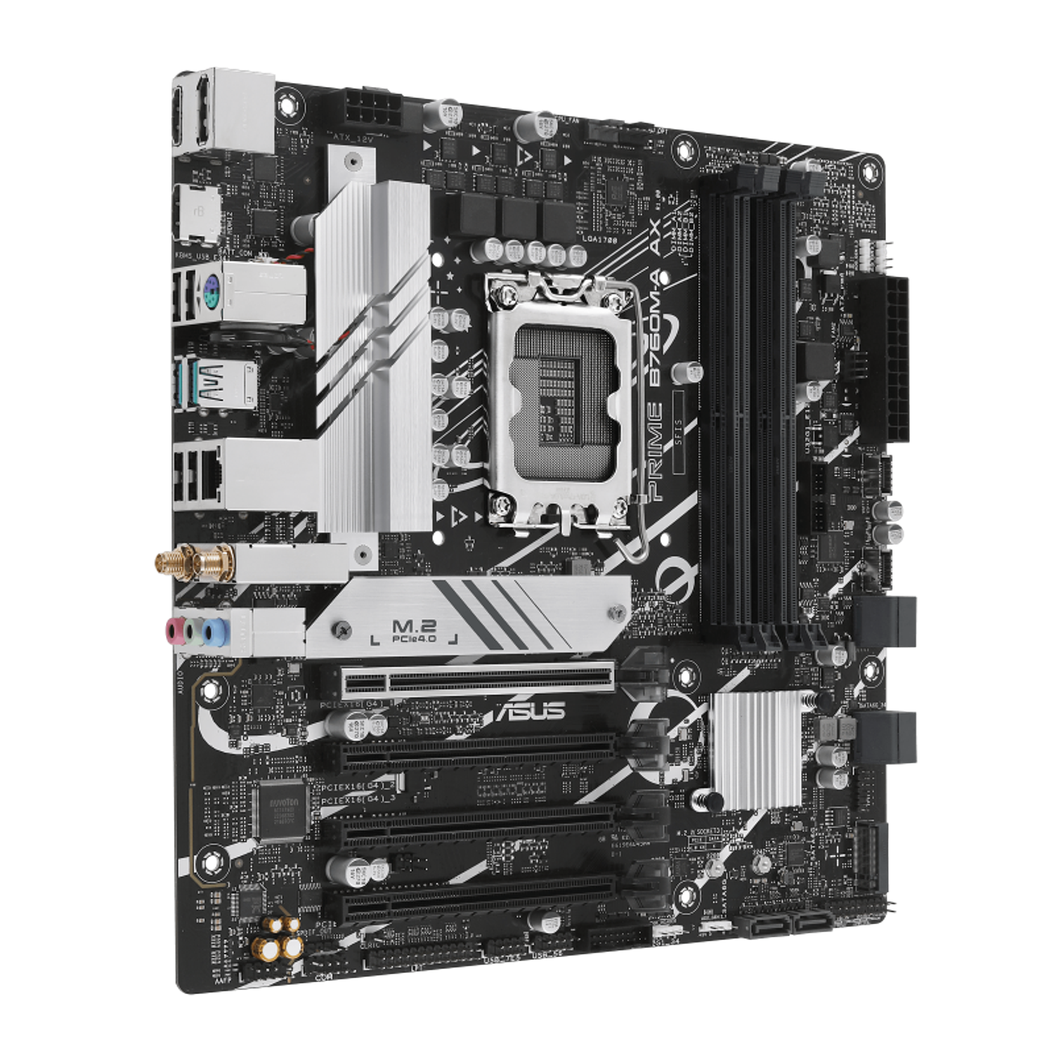 ASUS B760M-A AX6 Placa madre mATX, Intel LGA 1700, DDR5, WiFi 6 3