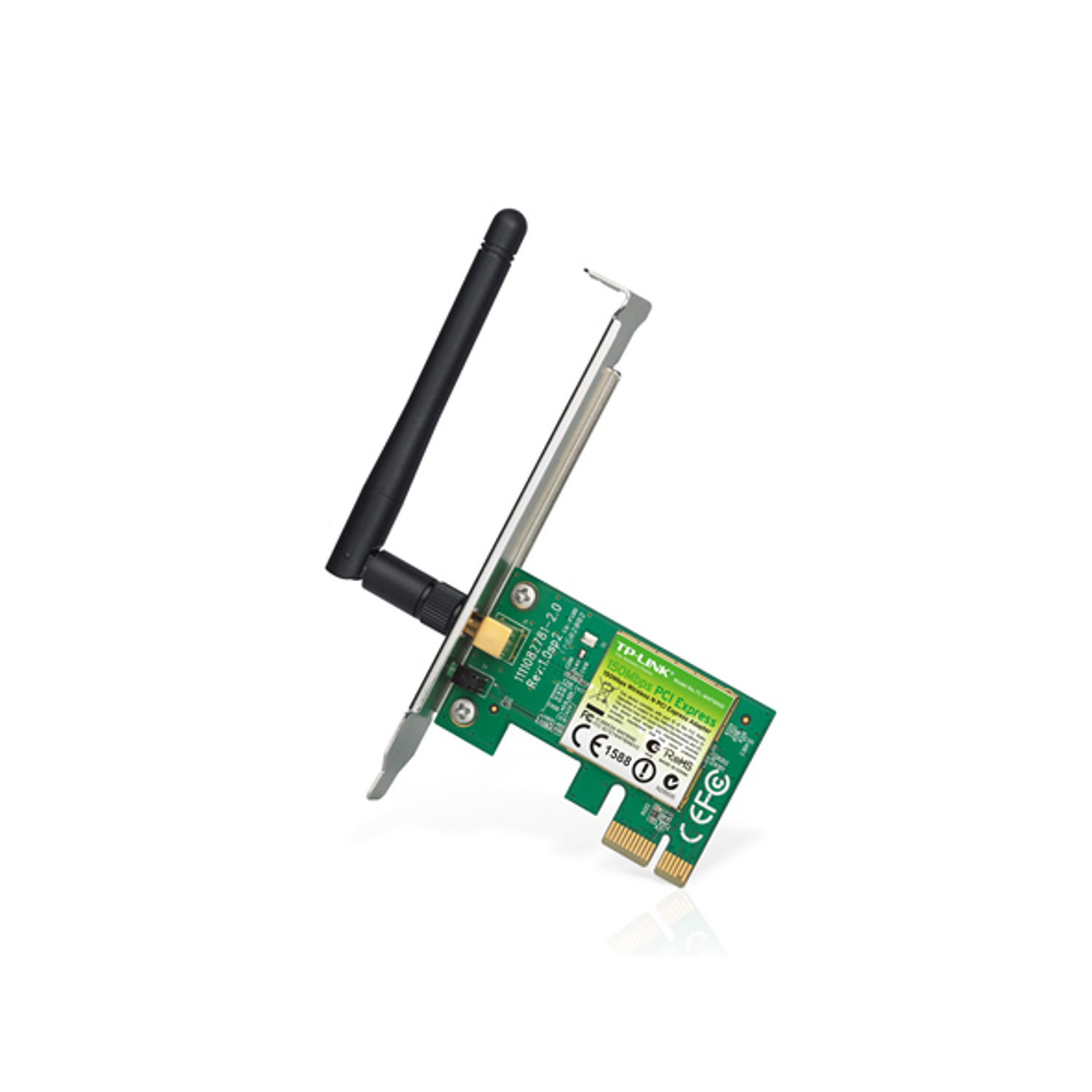 TP-Link TL-WN781ND Adaptador de Red, PCIe, Inalámbrico, 150Mbps, Wi-Fi N 1
