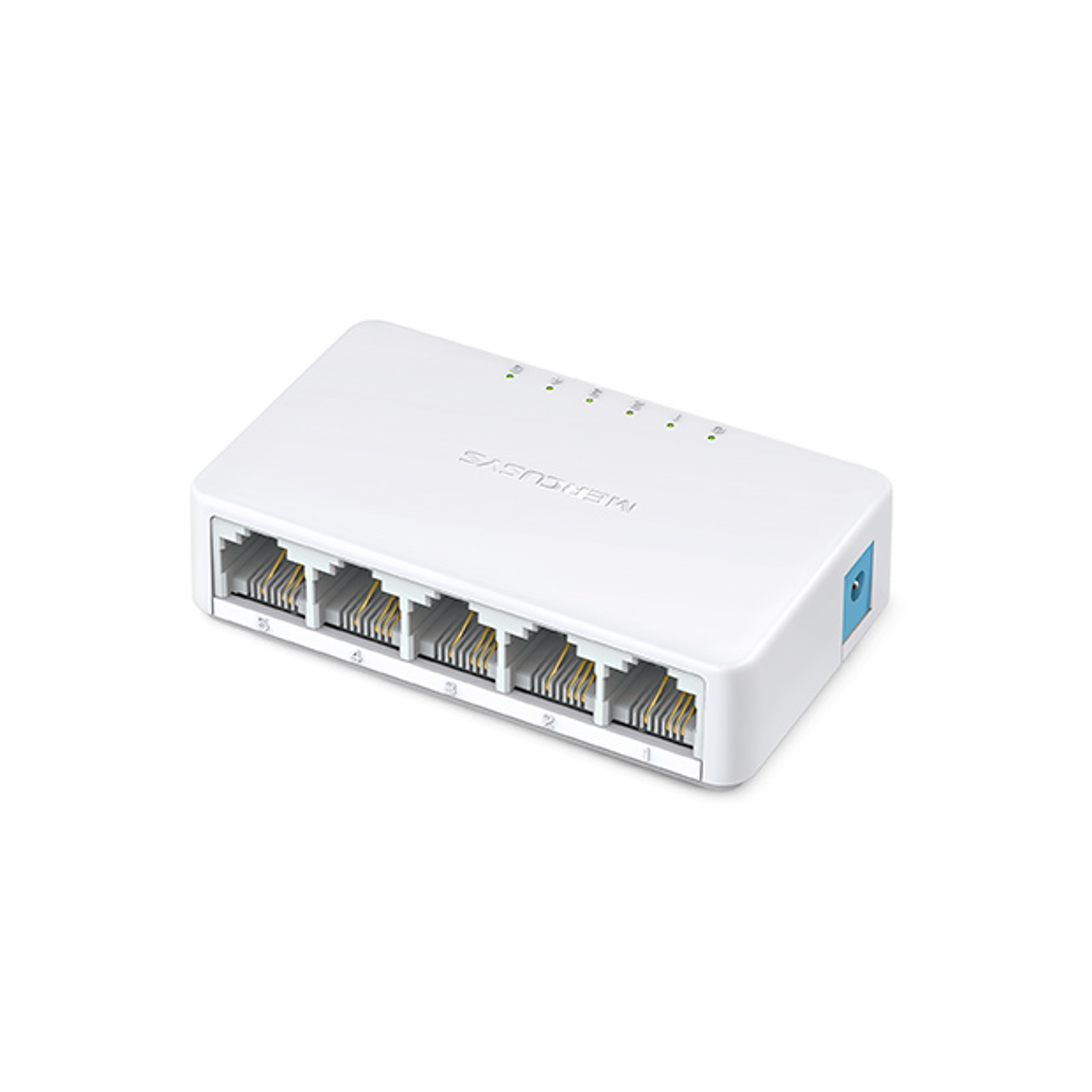 Mercusys MS105 Conmutador de sobremesa, sin gestionar, 5 puertos 10/100 Mbps, plug & play 1