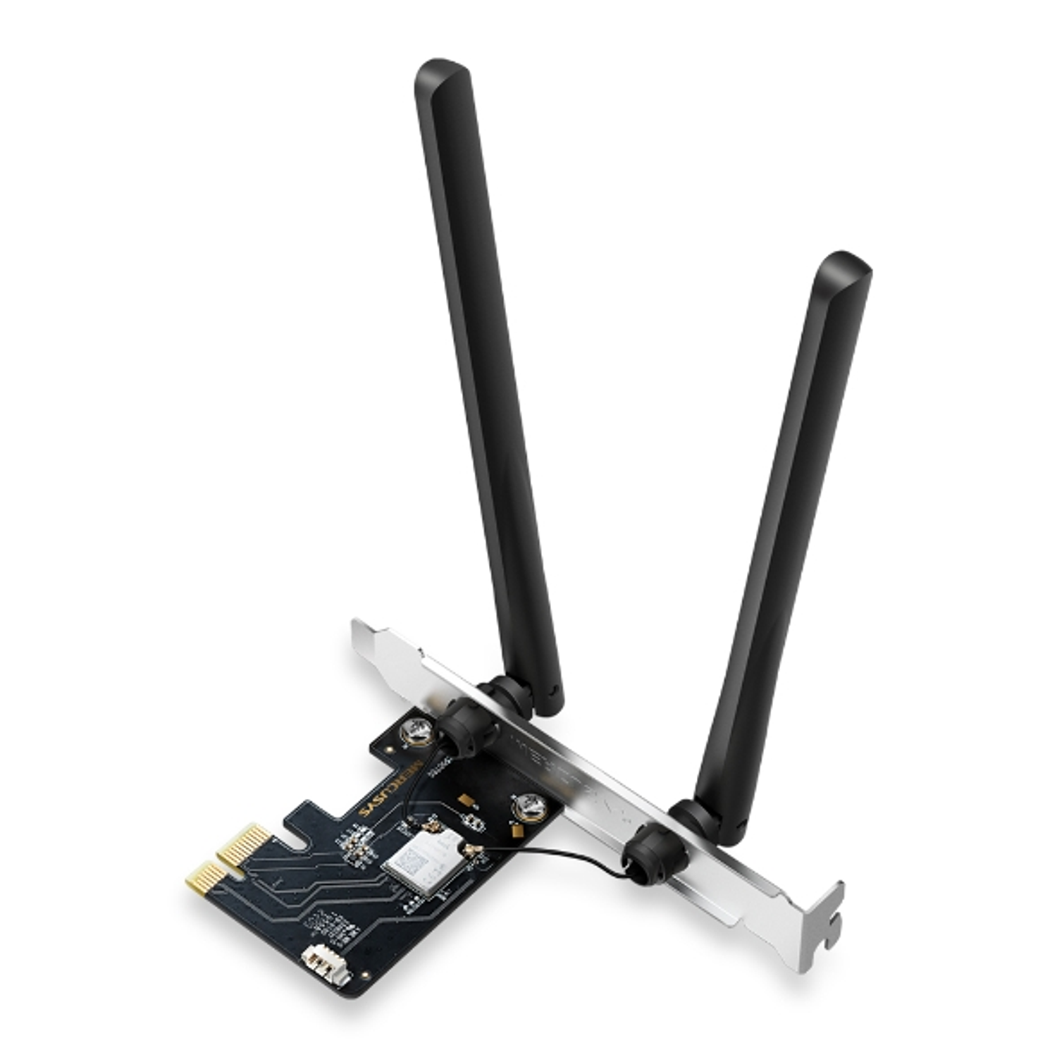 Mercusys MA86XE V1 Adaptador PCIe Wi-Fi 6E Tribanda AXE5400, Bluetooth 5.2, Intel Chipset, WPA3, MU-MIMO, OFDMA, Compatible con W 10/11 1