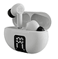 Klip Xtreme KTE-755WH EdgeBuds TWS, Audífonos Inalámbricos con ANC, 22h de Batería, Micrófono ENC, Bluetooth, Blanco - Miniatura 1