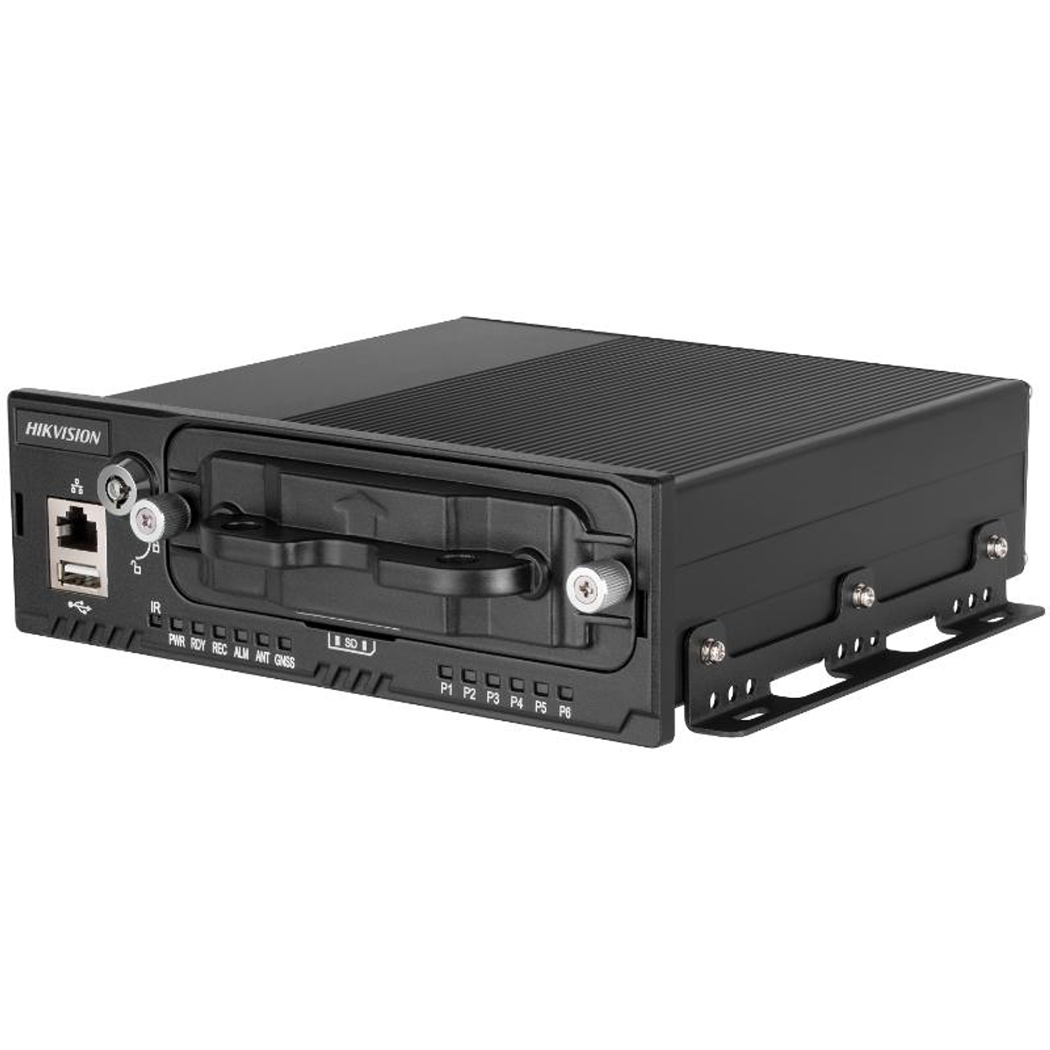 Hikvision AE-MN50431TRJ45O-STD NVR Móvil 4 Canales PoE, H.265/H.264, 2 HDD/SSD, GPS, 4G/WiFi