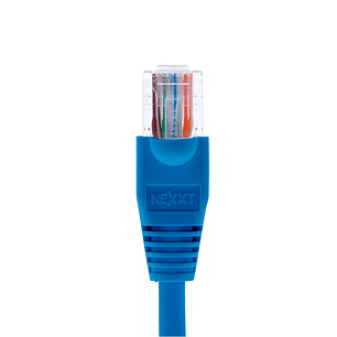 Nexxt Solutions AB360NXT13 Patch Cord UTP Cat5e Multifilar 2m U/UTP 24AWG CM, Azul