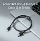Anker 322 Cable USB-A a USB-C 0.9m PowerLine Carga Rápida, Color Negro - Miniatura 6
