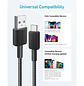 Anker 322 Cable USB-A a USB-C 0.9m PowerLine Carga Rápida 15W, Color Blanco - Miniatura 3
