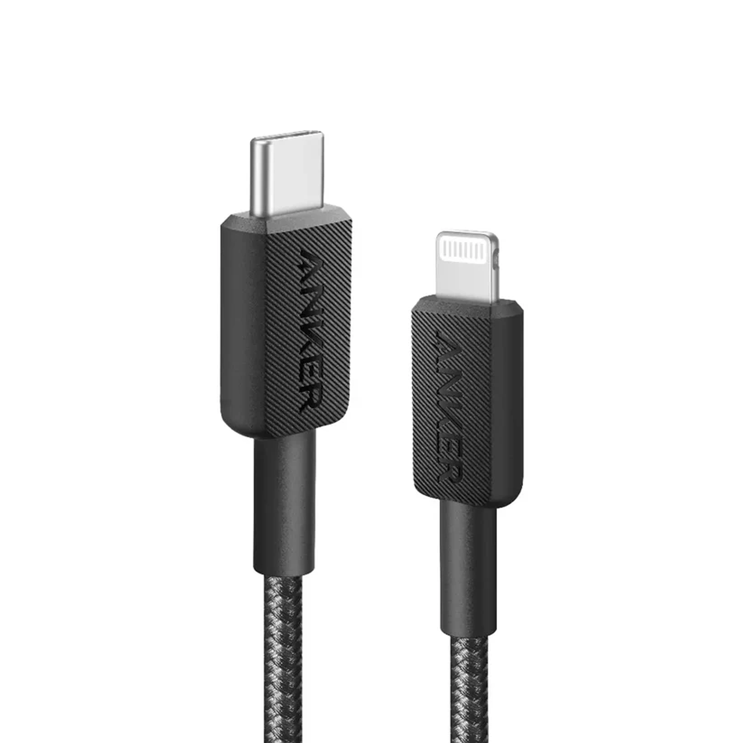Anker 322, Cable USB-C a Lightning, 0.9m, Carga Rápida 60W, Color Negro 1