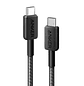 Anker Cable USB-C a USB-C 322 PowerLine 0.9m 60W Trenzado A81F5, Color Negro - Miniatura 1