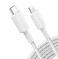 Anker Cable 322 USB-C a Lightning PowerLine 3m 60W Trenzado A81B7, Color Blanco - Miniatura 1