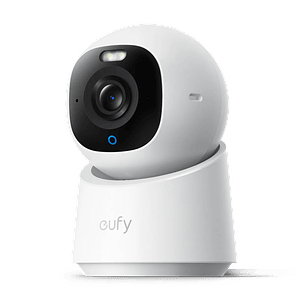 Eufy Indoor Cam E30 4K, Cámara de Seguridad WiFi 360° con IA, Color Blanco