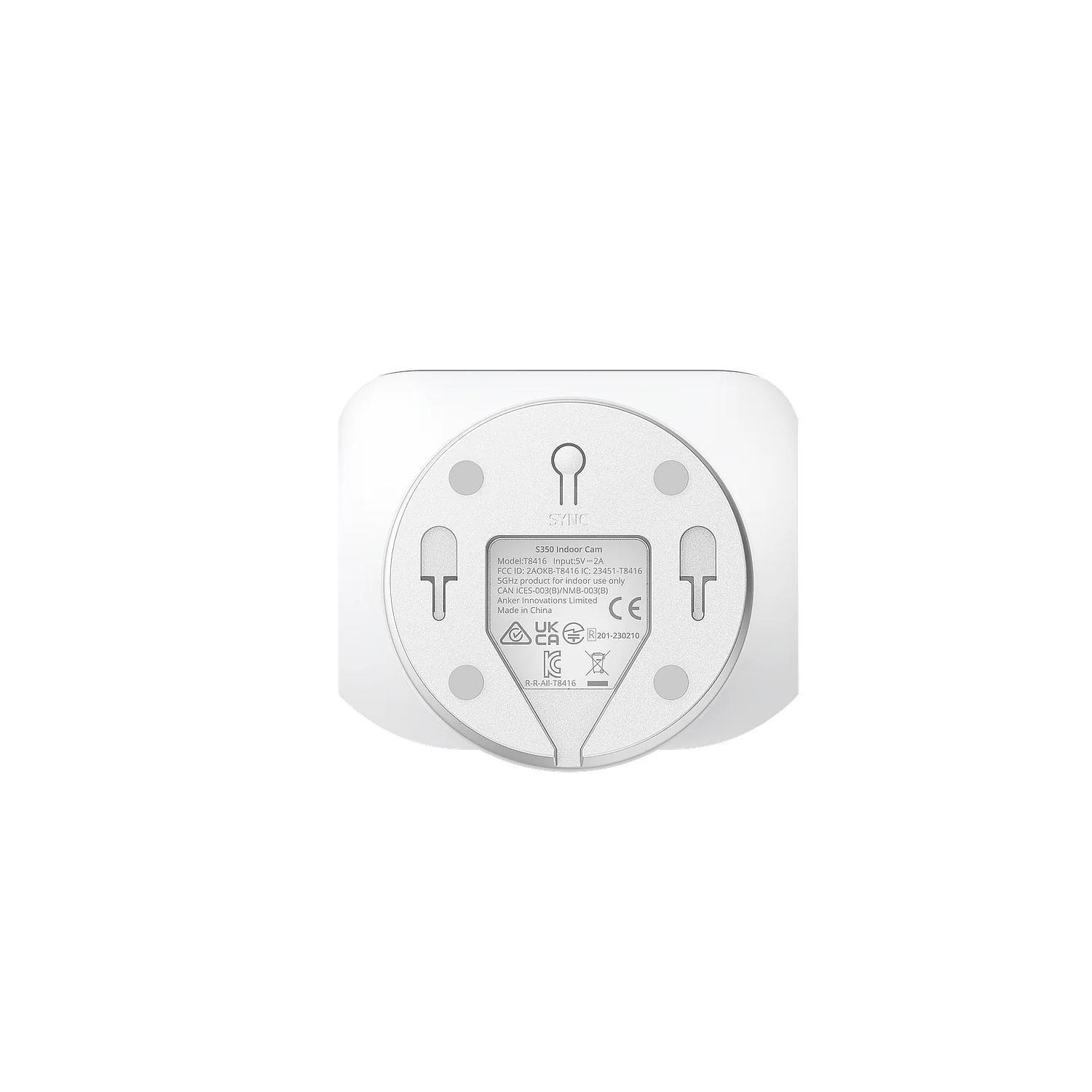 Eufy S350 Security Indoor Cam 4K UHD, Zoom 8×, Visión Nocturna 360°, Color Blanco 5