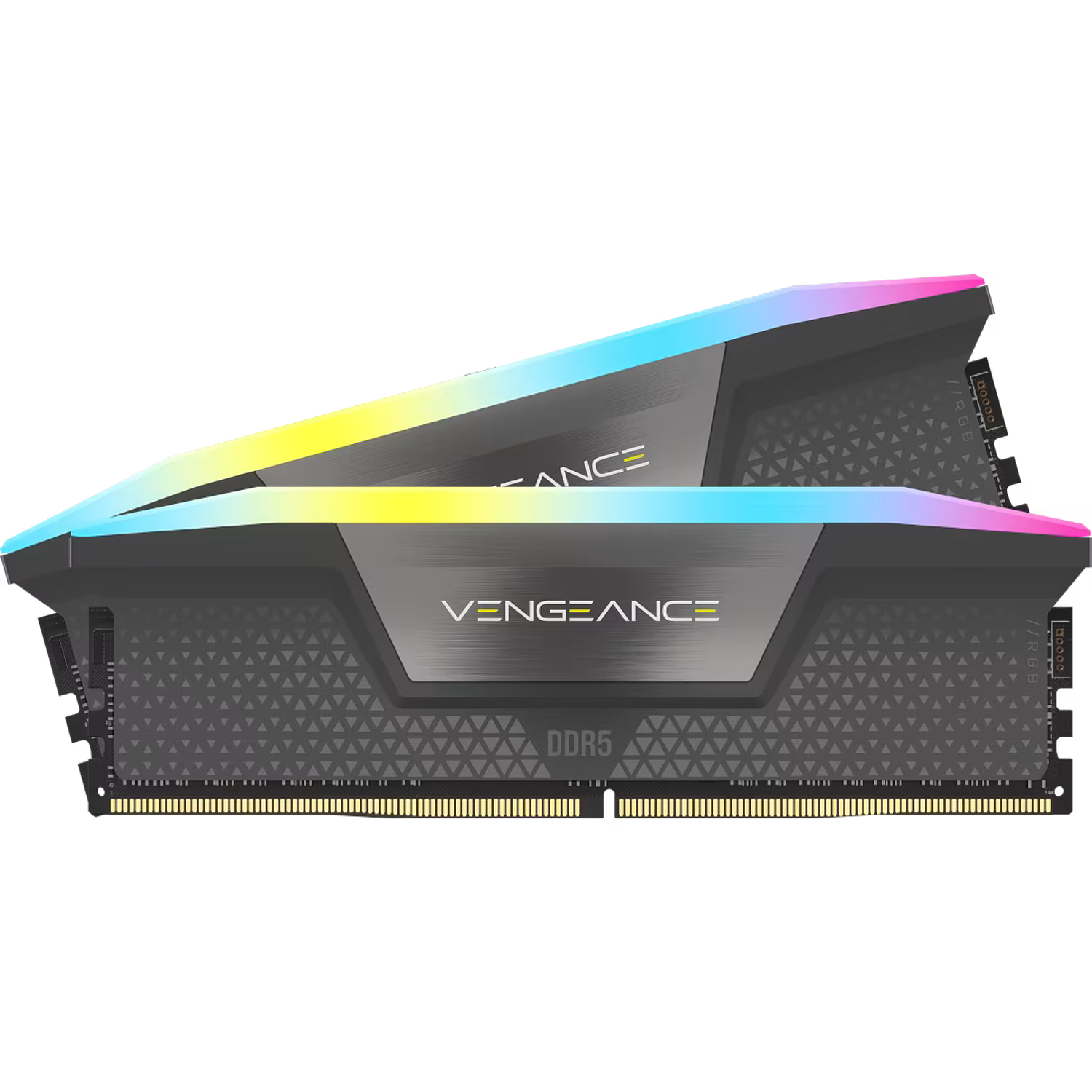 Corsair Vengeance RGB, Kit Memoria RAM DDR5 64GB (2x32GB), 6000MT/s, CL38, AMD EXPO & Intel XMP 2