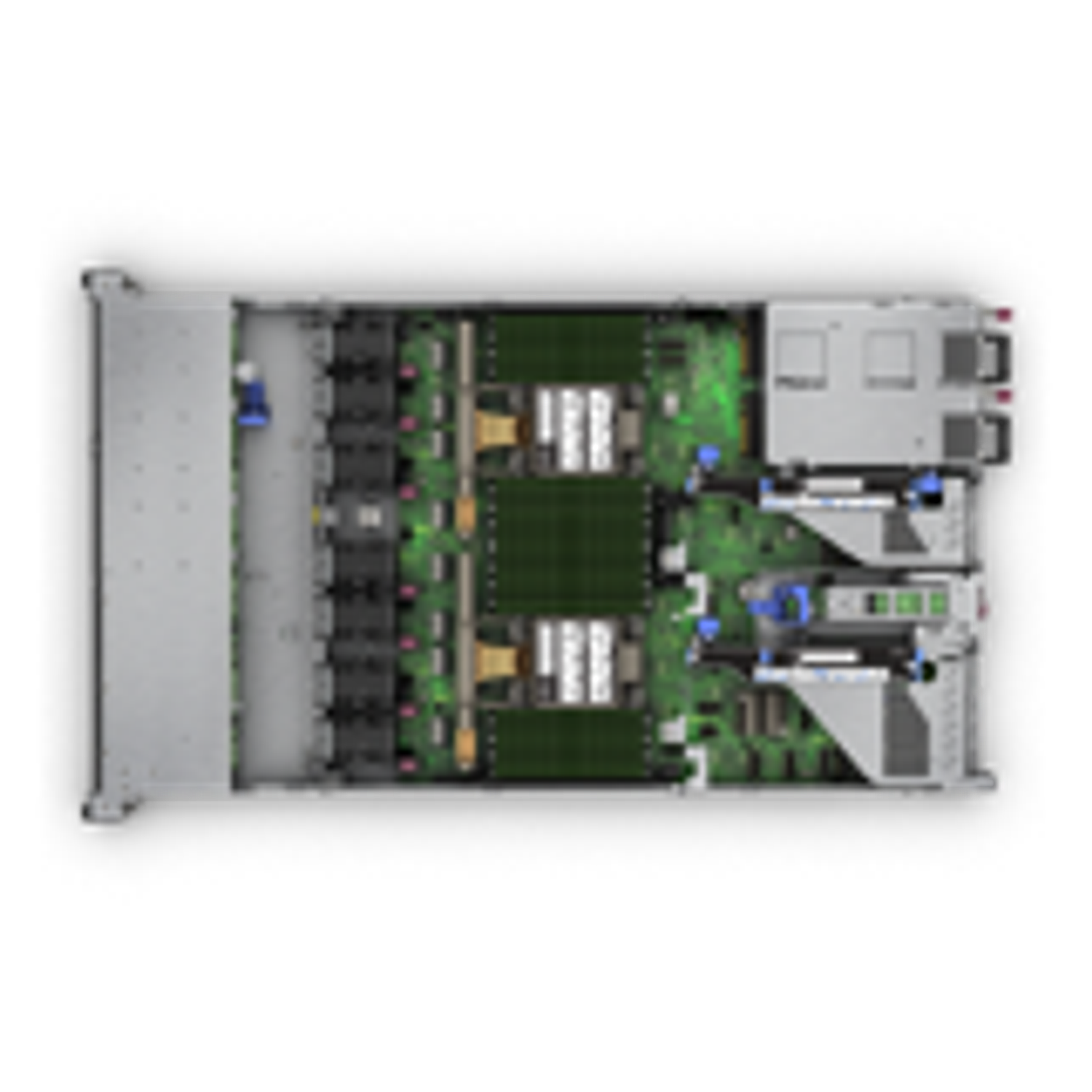 HPE ProLiant DL360 Gen11, Intel Servidor Xeon Silver 4514Y 2.0GHz, 16 núcleos, 1 procesador, 64GB (2x32GB) DDR5 5600 MT/s, 8SFF, HPE MR408i‑o, 2x480GB SSD, 2x800W, Rack 1U, iLO 6, Seguridad Integrada 4