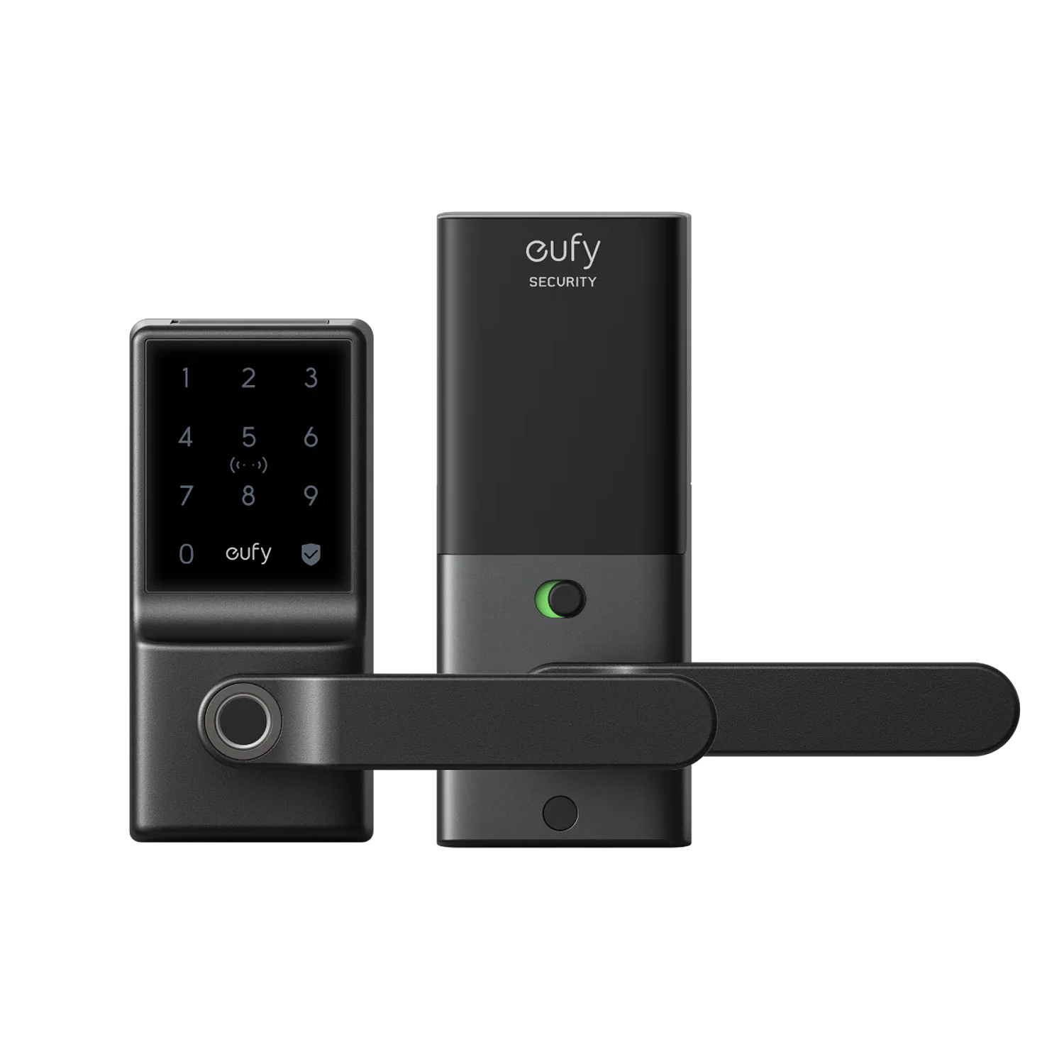 Eufy C33 Cerradura Inteligente de Palanca, Huella Dactilar y Wi‑Fi, Fácil Instalación, 12 Meses de Autonomía, Seguridad para Puertas Interiores 1