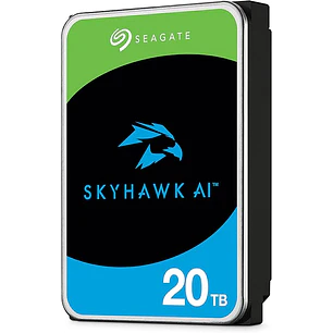 Seagate SkyHawk AI Disco Duro Profesional 20TB, HDD 3.5”, 7200 RPM, Videovigilancia, Servidores