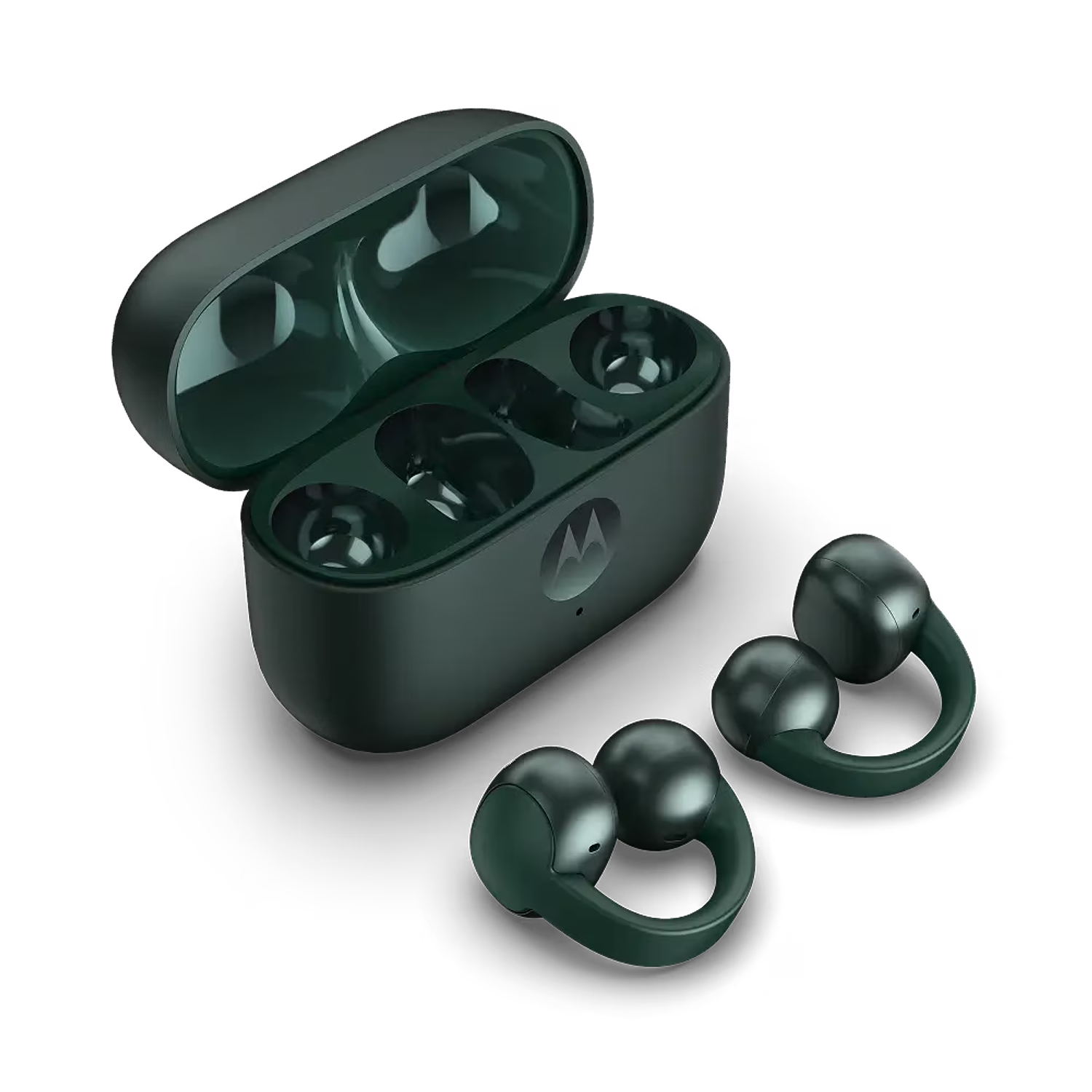 Motorola Moto Buds Loop Audifonos Inalámbricos, Sonido Nítido y Batería Prolongada, Color Verde 3
