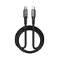 Klip Xtreme KAC-250-3FT Cable USB-C 24 Pin, 1 m, Negro, 60W, Carga Rápida, Trenzado - Miniatura 1