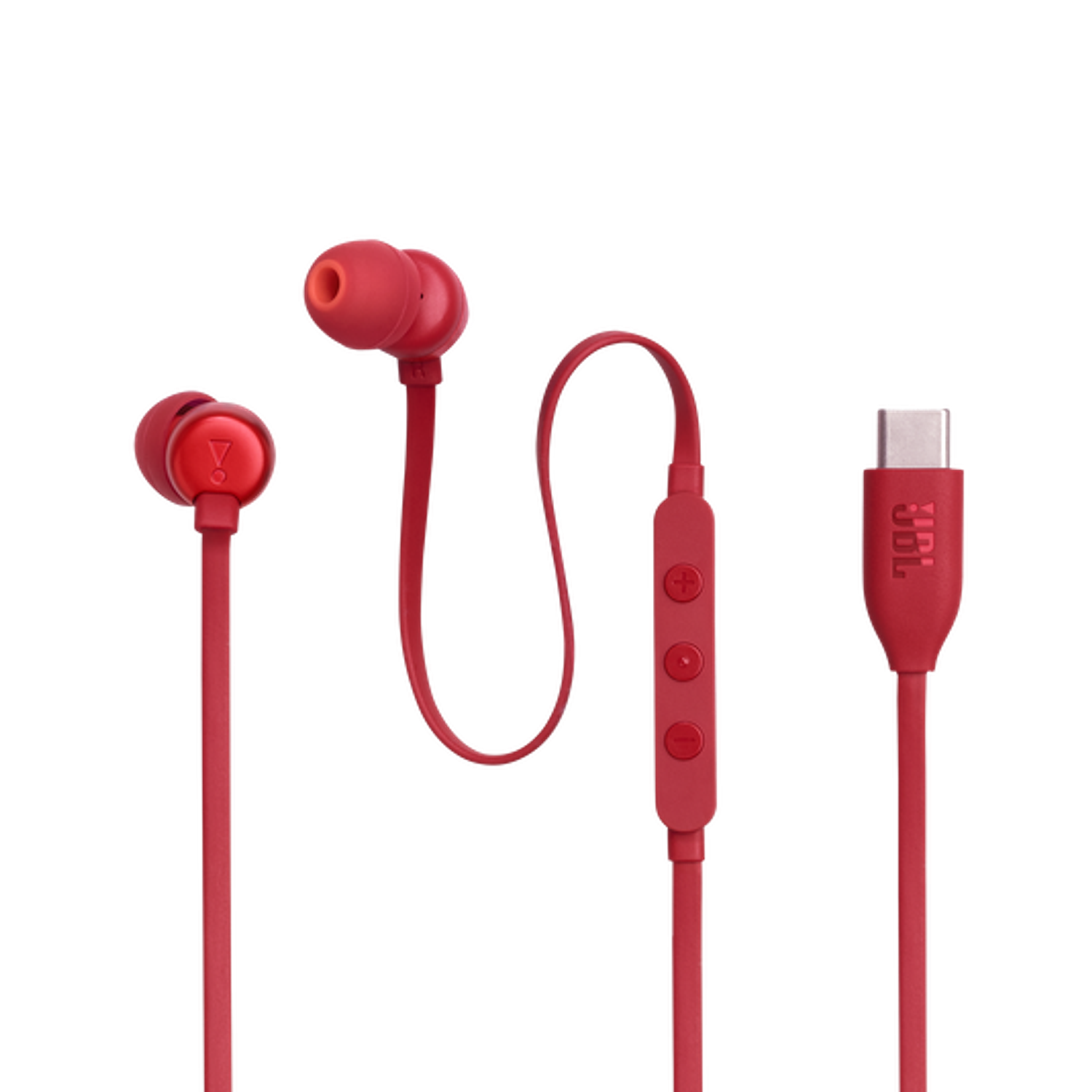 JBL Tune 310C Audifonos con Cable USB-C, In-Ear, Color Rojo 7
