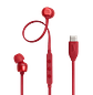 JBL Tune 310C Audifonos con Cable USB-C, In-Ear, Color Rojo - Miniatura 1