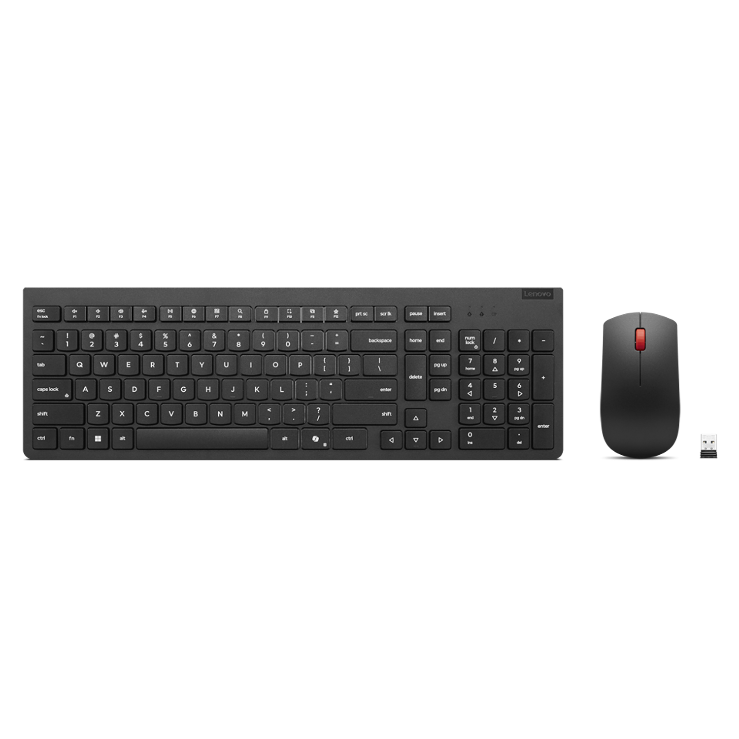 Lenovo Essential Gen2, Kit Teclado y Mouse inalámbricos, Español LA, Negro 1