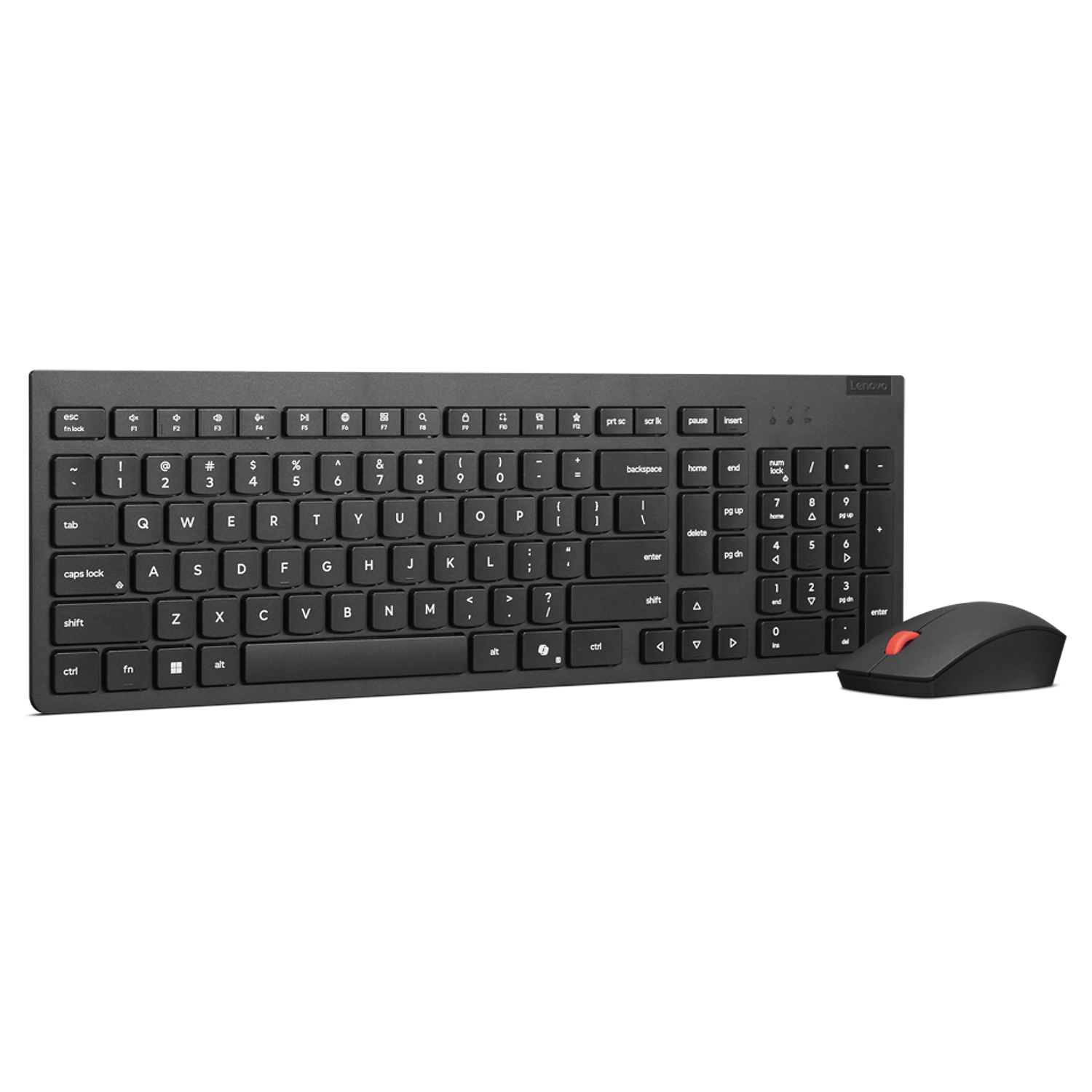 Lenovo Essential Gen2, Kit Teclado y Mouse inalámbricos, Español LA, Negro 2