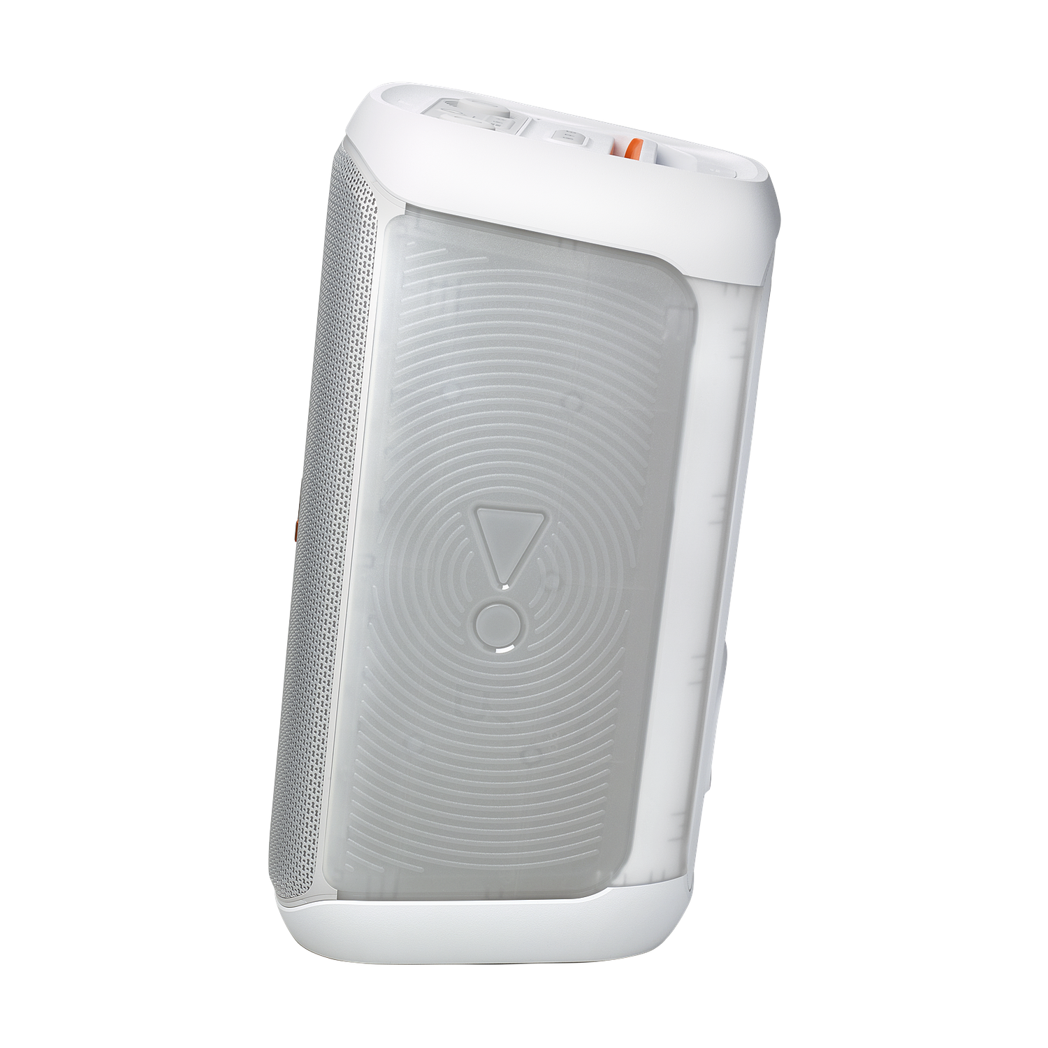 JBL PartyBox Club 120 Parlante Bluetooth 160W con Luces LED, AI Sound Boost, Karaoke y Resistente al Agua, Blanco 5