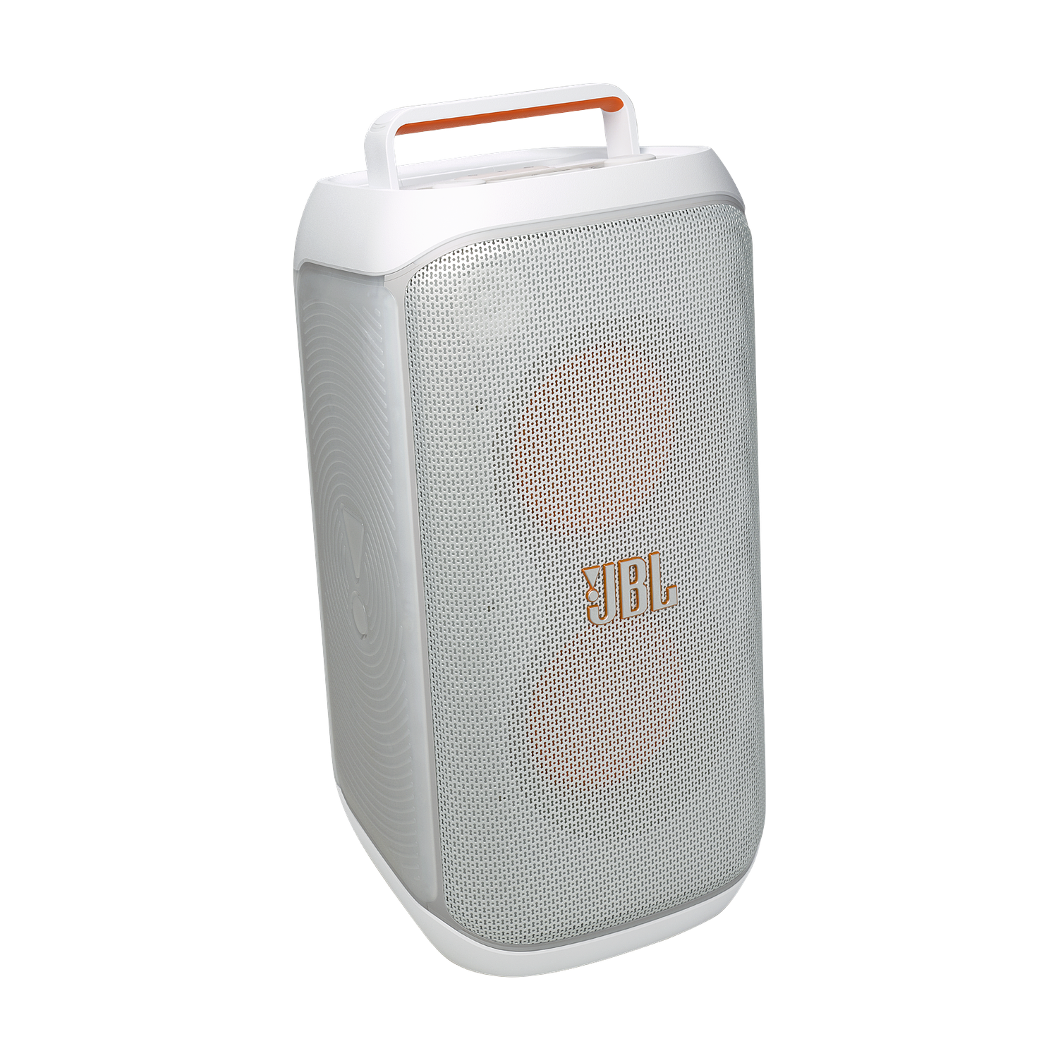 JBL PartyBox Club 120 Parlante Bluetooth 160W con Luces LED, AI Sound Boost, Karaoke y Resistente al Agua, Blanco 9