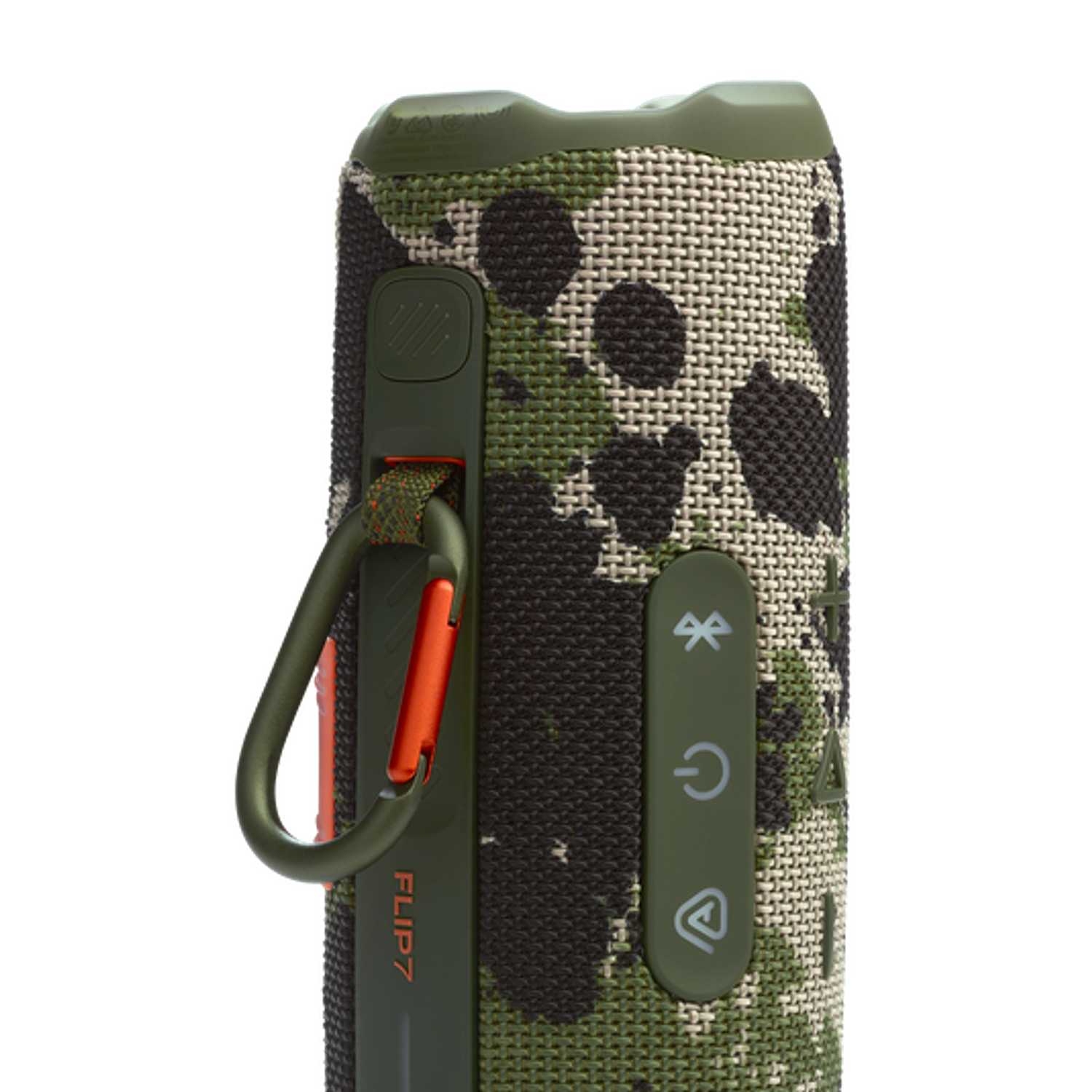 JBL Flip 7 Parlante Bluetooth Inalámbrico, Sonido Pure Bass, Resistente Agua y Polvo IP68, 25W RMS, Verde Militar 6