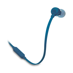 JBL TUNE110 Audifonos In-ear Cableados, Micrófono Integrado, Pure Bass, Llamadas Manos Libres, Azul