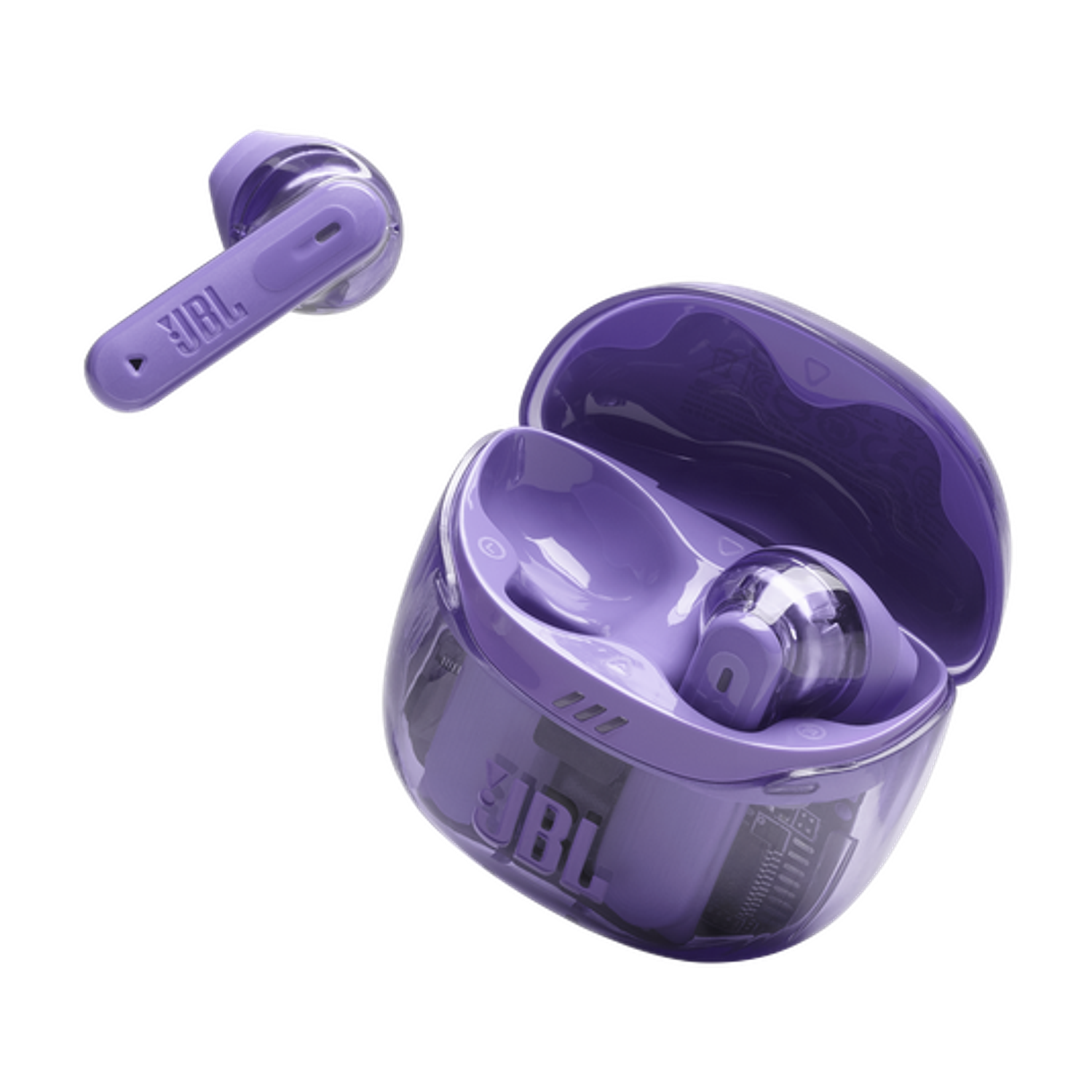 JBL Tune Flex 2 Audifonos True Wireless, 12 mm, 6 Micrófonos, Pure Bass, Spatial Sound, ANC, Bluetooth 5.3, IP54, Morado 8