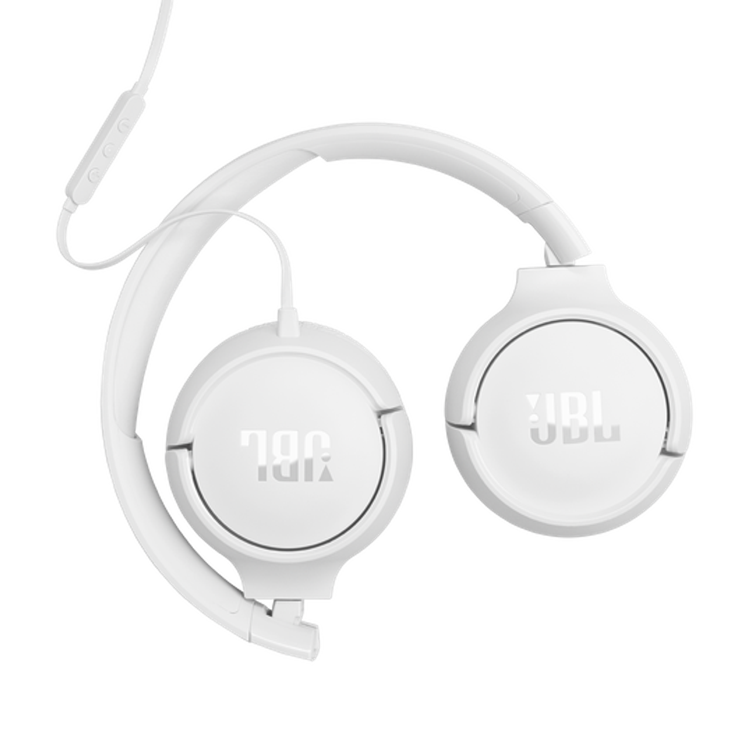 JBL Tune 520C Audifonos On-Ear, USB-C, Hi-Res, Plegables, Micrófono, Pure Bass, Blanco 5