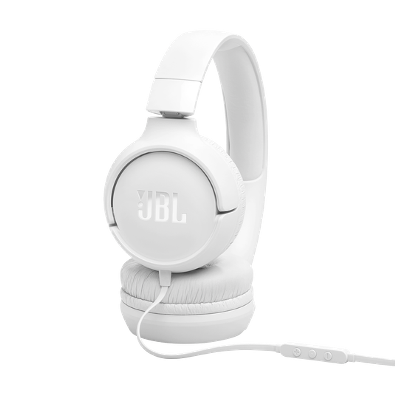 JBL Tune 520C Audifonos On-Ear, USB-C, Hi-Res, Plegables, Micrófono, Pure Bass, Blanco 7