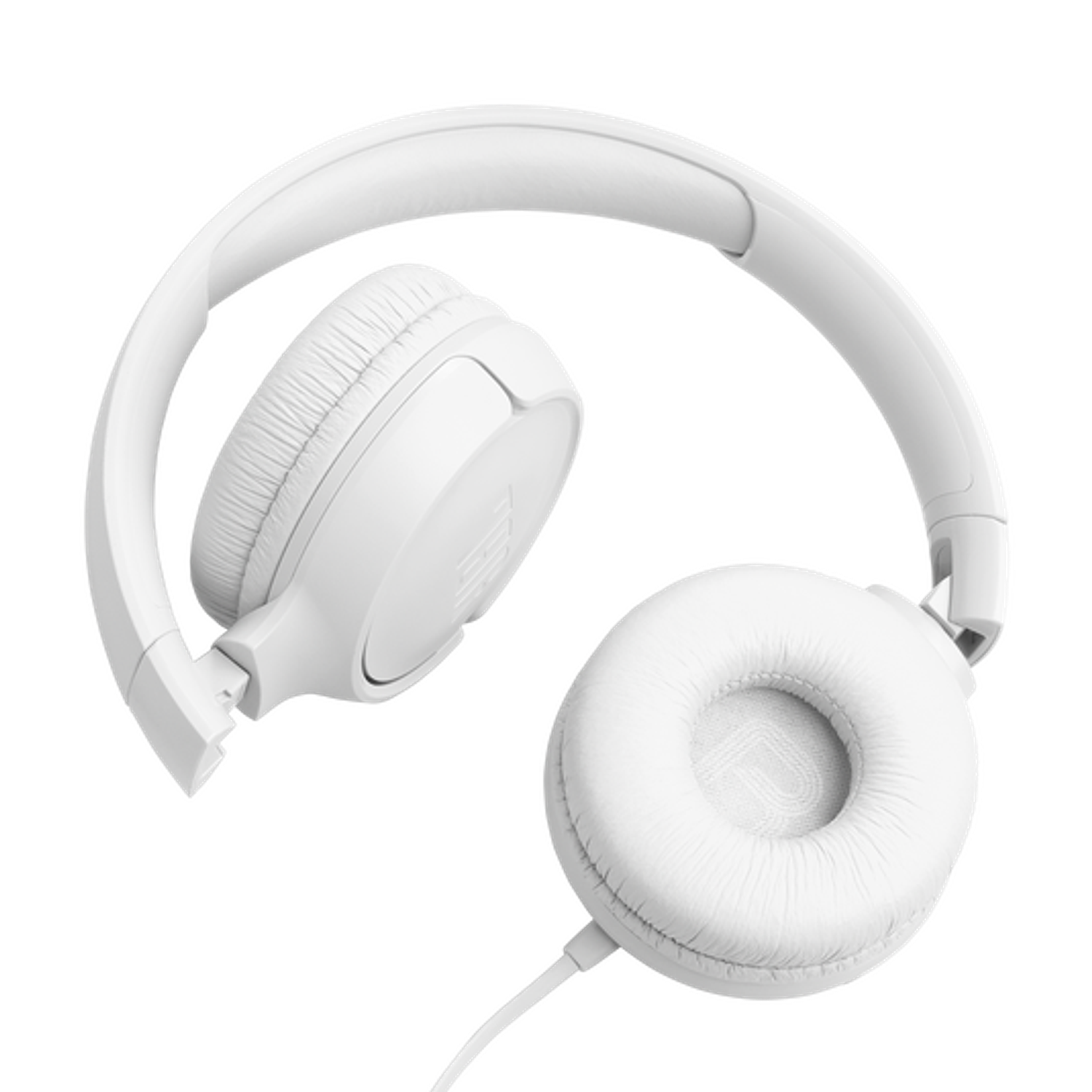 JBL Tune 520C Audifonos On-Ear, USB-C, Hi-Res, Plegables, Micrófono, Pure Bass, Blanco 8