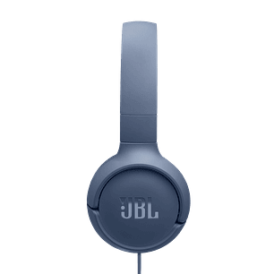 JBL Tune 520C Audifonos On-Ear, USB-C, Hi-Res, Plegables, Micrófono, Pure Bass, Azul