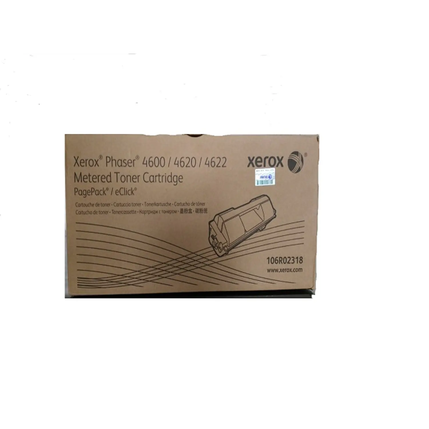 Xerox - Negro - original - cartucho de tóner con contador - para Phaser 4600, 4620, 4622
