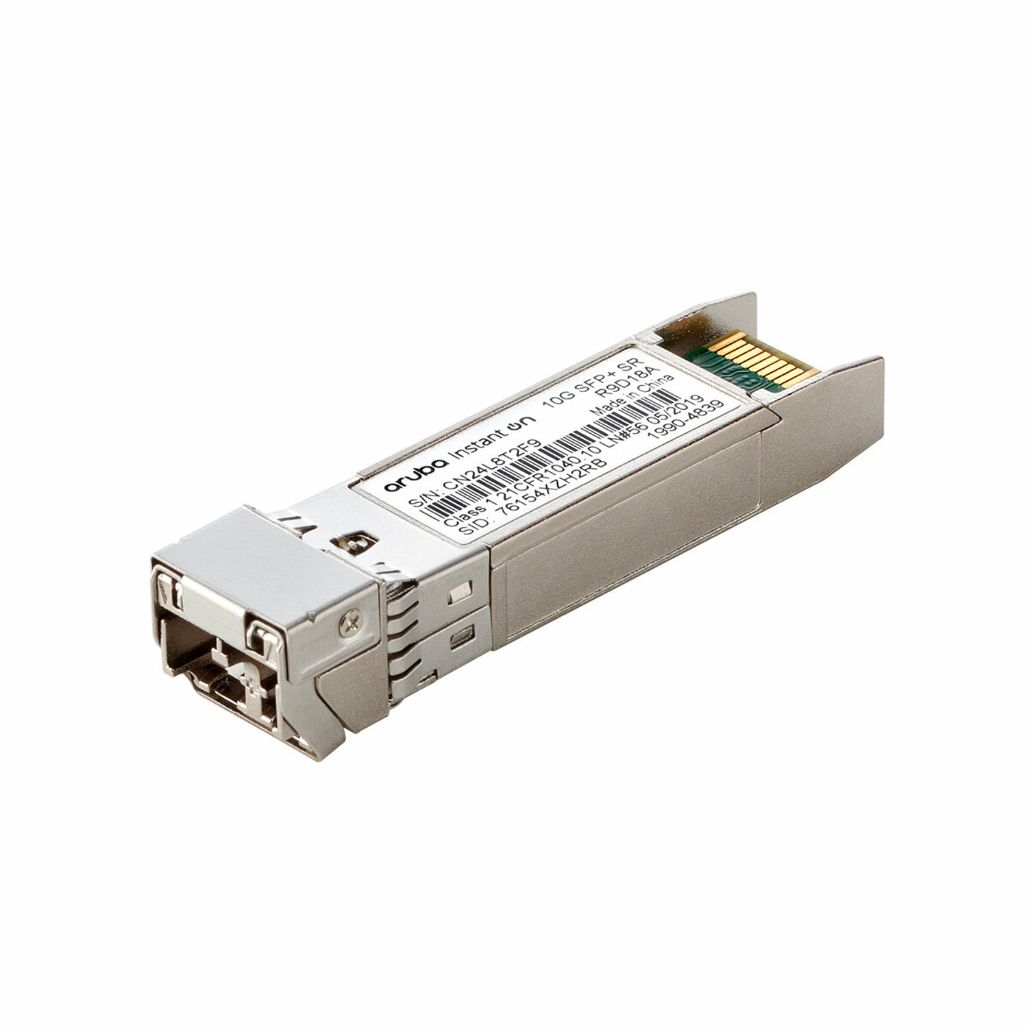 HPE Aruba Transceptor Networking Instant On 10G SFP+ LC SR 300 m OM3 MMF, Compatible HPE Instant On 1930/1960 1