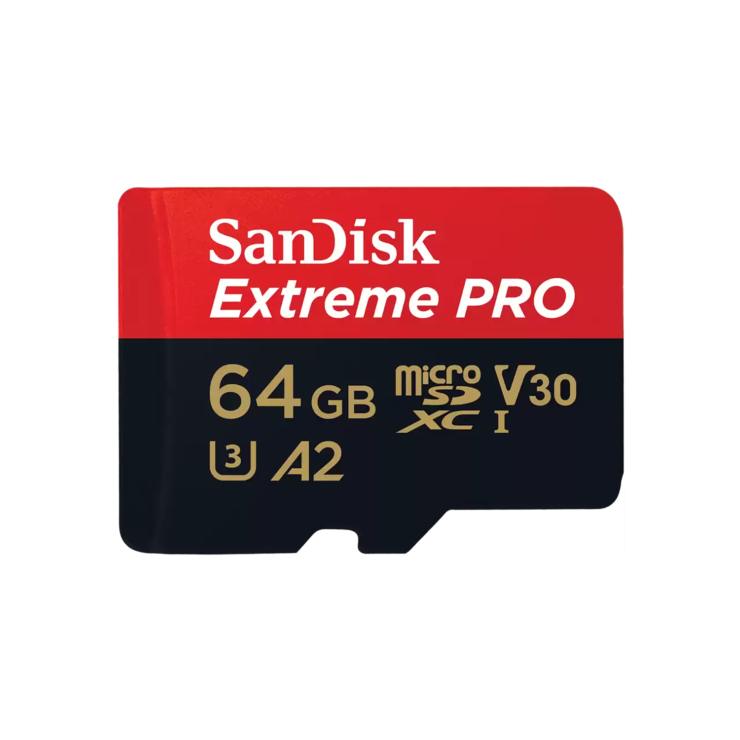 SanDisk Extreme microSDXC 64GB, A2, V30, UHS-I U3, Class 10, Adaptador SD Incluido Alta Velocidad para Fotos y Videos 4K