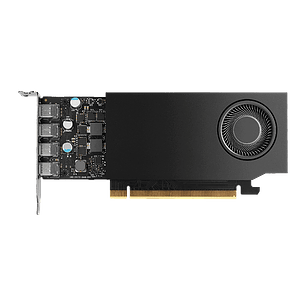 PNY NVIDIA RTX A1000 Tarjeta Gráfica Profesional de Perfil Bajo 8 GB GDDR6, 2304 CUDA Cores, 4× mDP