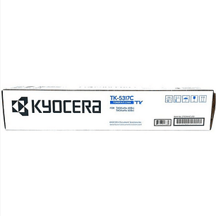Kyocera TK-5317C Cartucho de Tóner Cyan, Hasta 18000 páginas