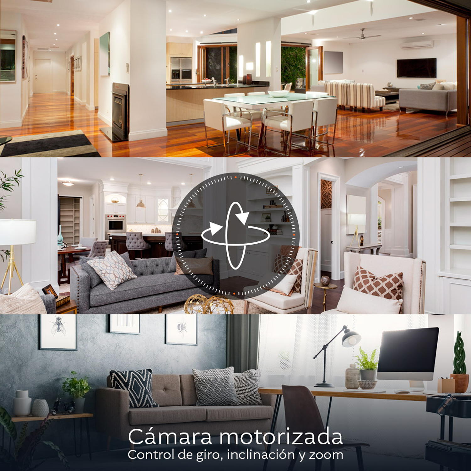 Nexxt NHC-IP10 Cámara Inteligente Motorizada Wi-Fi, 2K (3MP), Audio Bidireccional, Visión Nocturna y Zoom PTZ para Interior 11