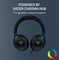 Razer Kraken V4 X Audífonos Gamer, 7.1, Micrófono Retráctil, USB-C, Color Negro - Miniatura 9