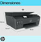 HP Smart Tank 530 Impresora Multifuncional Tinta Color Wireless, 22 ppm/negro, 16 ppm/color, Wifi - thumbnail 9